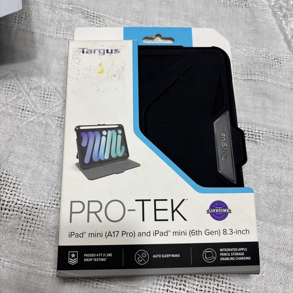 i Pad Mini Targus Pro-Tek Antimicrobial Case  iPad Mini (A17 Pro and 6th Gen.)
